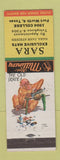 Matchbook Cover - Sara Hats Fort Worth TX