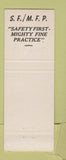 Matchbook Cover - Carbide Texas City TX Plant