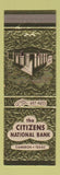Matchbook Cover - Citizens National Bank Cameron TX