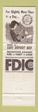 Matchbook Cover - Citizens National Bank Cameron TX