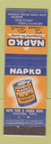 Matchbook Cover - Napco Paints Houston TX feature