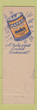 Matchbook Cover - Napco Paints Houston TX feature