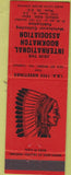 Matchbook Cover - 1955 IBA Matchbook Assn Washington DC
