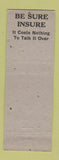 Matchbook Cover - Whitney Insurance Agency Atlantic IA