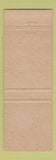 Matchbook Cover - Carr Adams Collier Cobbing Bilt Well Wood Work Dubuque IA