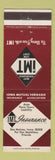 Matchbook Cover - IMT Insurance Des Moines IA