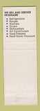 Matchbook Cover - House of Oil and Appliance Onawa IA