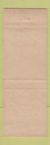 Matchbook Cover - Hanusa Plumbing Heating Supply Council Bluffs IA