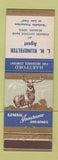 Matchbook Cover - Hartford Insurance LH Klinefelter Beaman IA