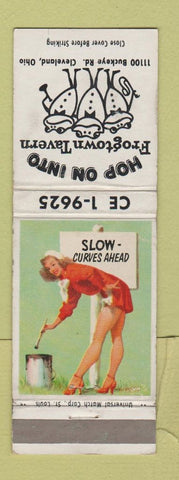 Matchbook Cover - Frogtown Tavern Cleveland OH WEAR pinup