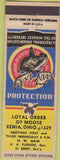 Matchbook Cover - Order of the Moose Xenia OH