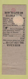 Matchbook Cover - 24 Hour Auto Service Washington DC WEAR pinup