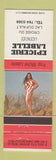 Matchbook Cover - Epicerie Labelle Lac Dufault QC pinup