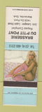 Matchbook Cover - Brasserie Du P'Tit Pont Marieville QC pinup