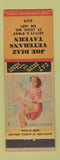 Matchbook Cover - Joe Diaz Veterans Tavern St Louis MO WEAR pinup