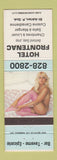Matchbook Cover - Hotel Frontenac St Adrien QC pinup