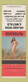 Matchbook Cover - Inland Iron Metals Toronto ON Mount Albert pinup
