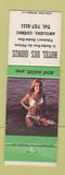 Matchbook Cover - Hotel Des Quinze Angliers QC  pinup