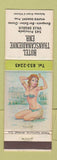 Matchbook Cover - Hotel Transcanadienne Ville Degelis QC WEAR pinup