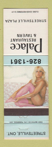 Matchbook Cover - Palace Restaurant Tavern Streetsville ON pinup