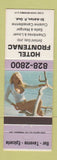 Matchbook Cover - Hotel Frontenac St Adrien QC pinup
