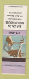 Matchbook Cover - Bar Salon Moulin Rouge Chapais QC pinup