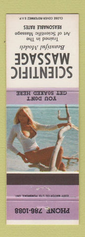 Matchbook Cover - Scientific Massage Canada pinup