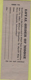 Matchbook Cover - Trumbull Moose Lodge Warren OH