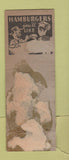 Matchbook Cover - Bedford Bus Station OH? POOR BACK pinup
