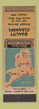 Matchbook Cover - Quality Cleaners Lincoln Park MI POOR pinup
