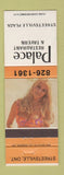 Matchbook Cover - Palace Restaurant Tavern Streetsville ON pinup