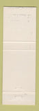 Matchbook Cover - Roy Schomber Match Collector Milwaukie OR pinup