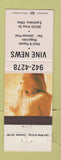 Matchbook Cover - Vine New Porn Eastlake OH pinup
