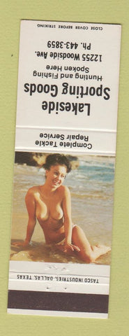 Matchbook Cover - Lakeside Sporting Goods  pinup