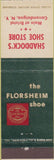 Matchbook Cover - Shaddock Shoe Store Canandaigua NY