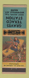 Matchbook Cover - Graves Texaco oil gas Brownsville Junction ME pinup