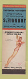 Matchbook Cover - Johnnie's Harrison NE bar pinup