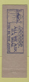Matchbook Cover - Johnnie's Harrison NE bar pinup
