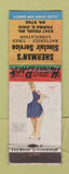 Matchbook Cover - Sherman's Sinclair oil gas Parma OH pinup