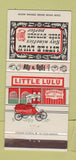 Matchbook Cover - Little Lulu Gay 90's Restaurant Scottsdale AZ 30 Strike
