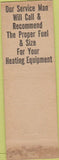 Matchbook Cover - Mayfair Coal Co Koppers Coke Chicago