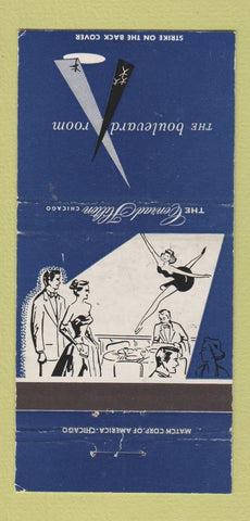 Matchbook Cover - Conrad Hilton Hotel Chicago IL WEAR 30 Strike