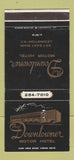 Matchbook Cover - Downtowner Motor Hotel Lexington KY WEAR 30 Strike