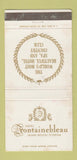 Matchbook Cover - Hotel Fontainebleau Miami Beach FL WORN 30 Strike