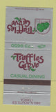Matchbook Cover - Truffles Grove Restaurant Itasca IL 30 Strike