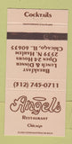 Matchbook Cover - Angels Restaurant Chicago IL 30 Strike
