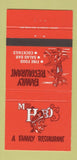 Matchbook Cover - Mr Hobo's Oakbrook Terrace Rolling Meadows IL 30 Strike