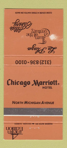 Matchbook Cover - Chicago Marriott Hotel IL WEAR 30 Strike