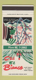 Matchbook Cover - Club El Bianco Chicago IL 30 Strike
