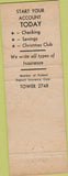 Matchbook Cover - 1st First Merchants State Bank St Paul MN